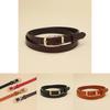 Genuine Leather Womens Business Belt With Round Buckle For Office Wear
