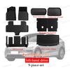 AITESLCAR For Tesla Floor Mat Model YL 2026 Car Trunk Mat Set Luggage Mat TPE Waterproof Anti-Slip Set LHD&RHD Floor Liner Mat