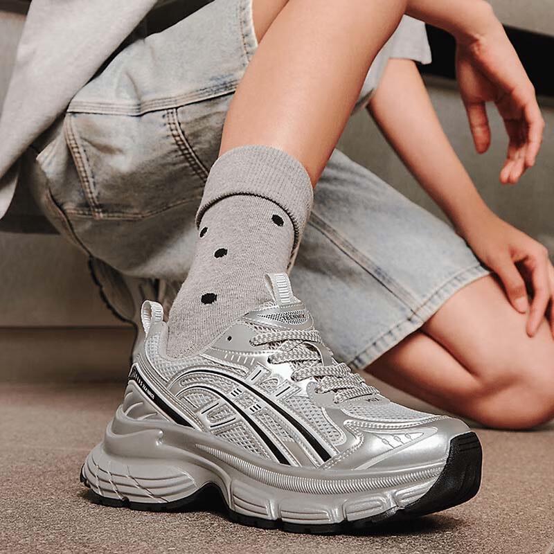 TEENMIX Women s Trendy Breathable Dad Shoes 40