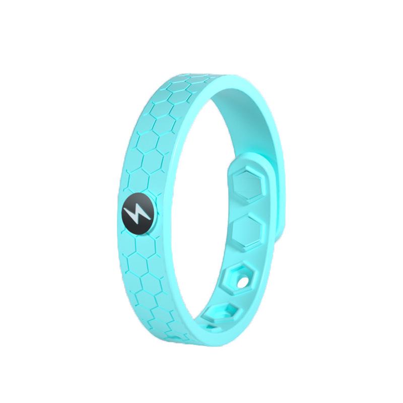 

Silicone Anti-Static Negative Ion Bracelet with Radiation Protection and Adjustable Two-Color Oxygen Energy Balance