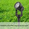 Outdoor Solar Spot Light with Stake 270-Degree Adjustable Super Bright IP65 Waterproof Auto