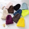 Classic Daily Women's Winter Hat Solid Warm Soft Hip Hop Autumn Knitted Hats Canady Colors Streetwear Beanies Cap