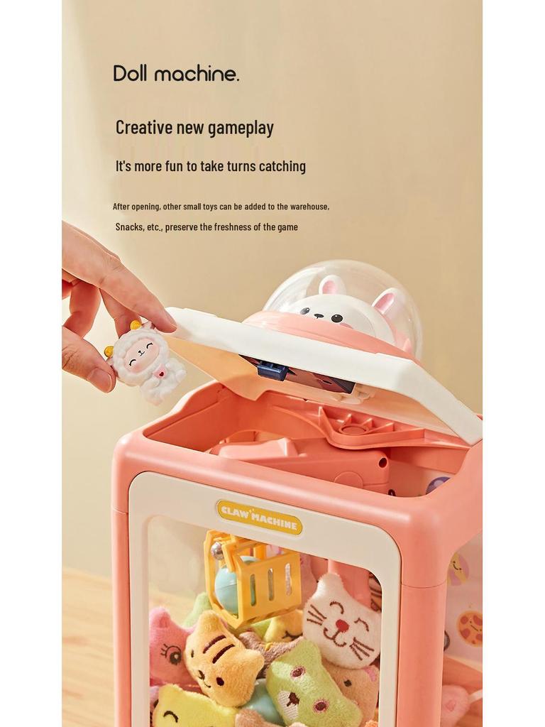 Little Rabbit Kids' Claw Machine - Cute Plush Toy with Sound & Light for Boys and Girls