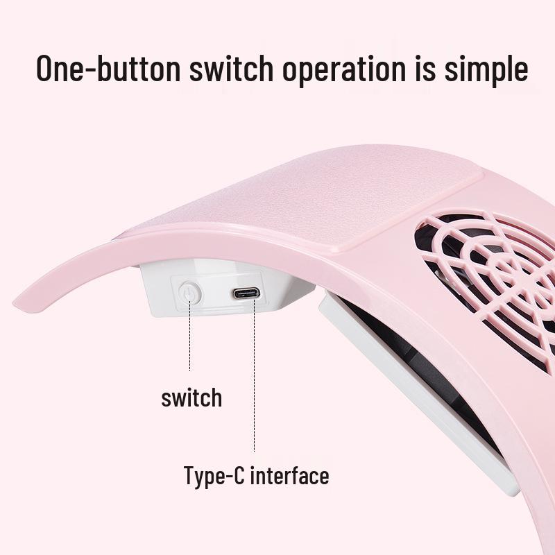 High-Power Low-Noise USB Desktop Nail Dust Collector
