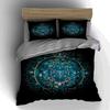 Aztec-inspired circular motif Bedding Duvet cover sets Duvet covers Pillowcases gifts (1 * Duvet Cover 2 * Pillowcases, without duvet insert)
