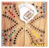 Jeu de Tock en Bois - 4 Joueurs - Ecologique - Jeu de Société Traditionnel Canadien - Jeu de parcours - 2 à 4 joueurs - 350261