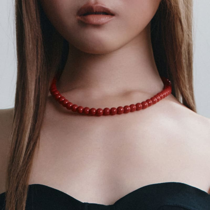 Eireve READBEAN BEADED NECKLACE