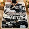 Flannel BlanketArctic Monkeys Warm Soft Throw Blanket for Indoor Sofa Bed Living Room Use