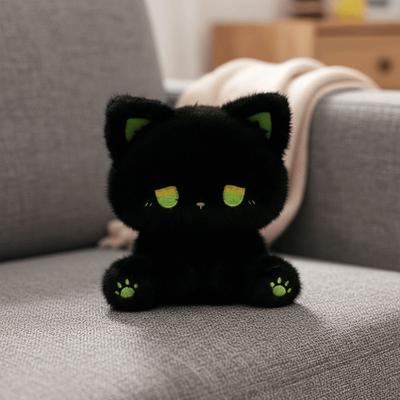 Cute Emo Dolls Cartoon Stuffed Animal Emo Sad Kittens Plush  Gift For Friends