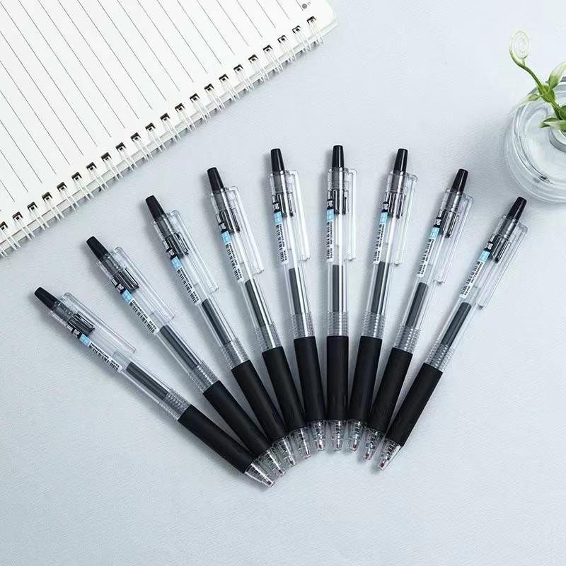 

Quick-Drying Press-Type Black Gel Exam Pen with Cap. 0.5mm