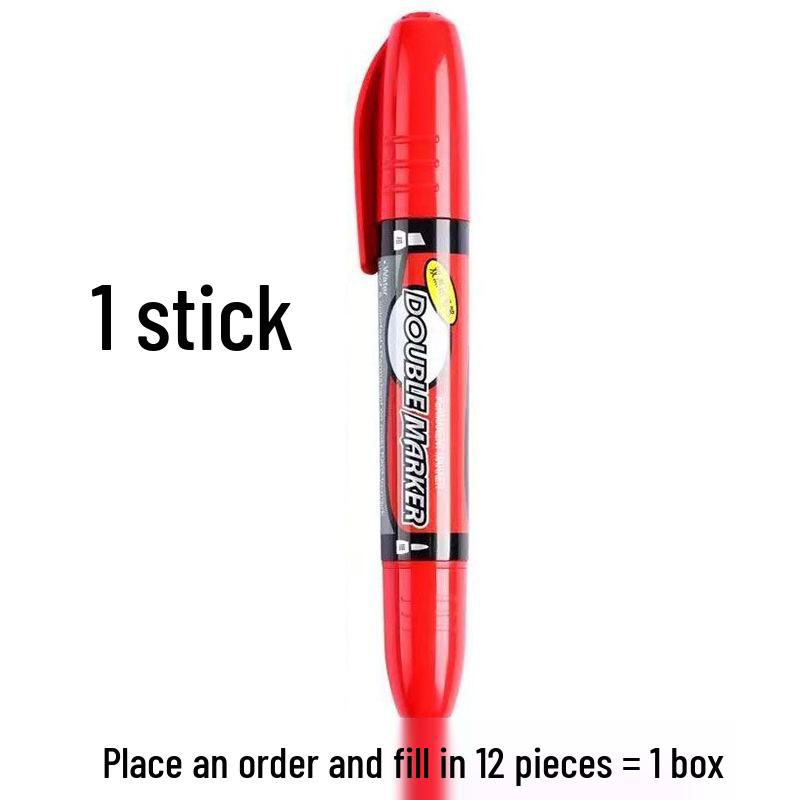 Morning Light MG2110 Double-Ended Oil-Based Marking Pen for Advertising and Logistics.