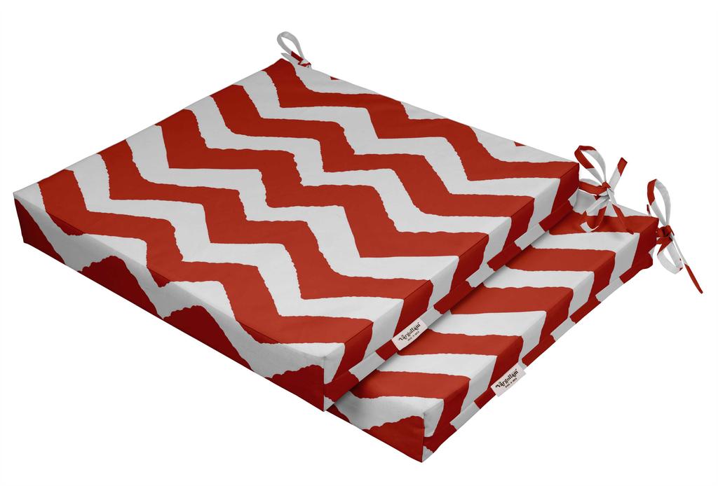 Vargottam Bedruckte Indoor Outdoor Stuhlkissen Rutschfest Esszimmerstuhl Kissen Quadratisch Geformt Esszimmerstuhl Kissen Mit Bindebändern