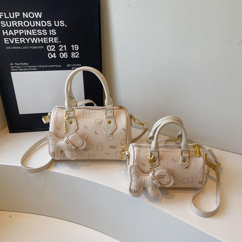 Women's Bag New Pillow Bag Cute Girl Portable Small Bag Female Cartoon Printed Shoulder Bag