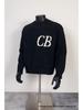 Amerikanischer Cole Buxton Unisex Lockerer Freizeit-CB Pullover Strickware