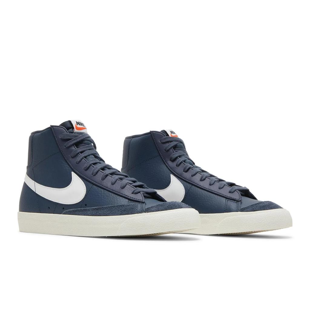 Nike Blazer Mid '77 Vintage 'Thunder Blue' (Unisex) Thunder Blue / Thunder Blue / Sail / White Skate Shoes BQ6806 401