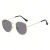 New Classic Polygon Retro Sunglasses Personalized Metal Frame Sunglasses Ladies Glasses Men's Glasses