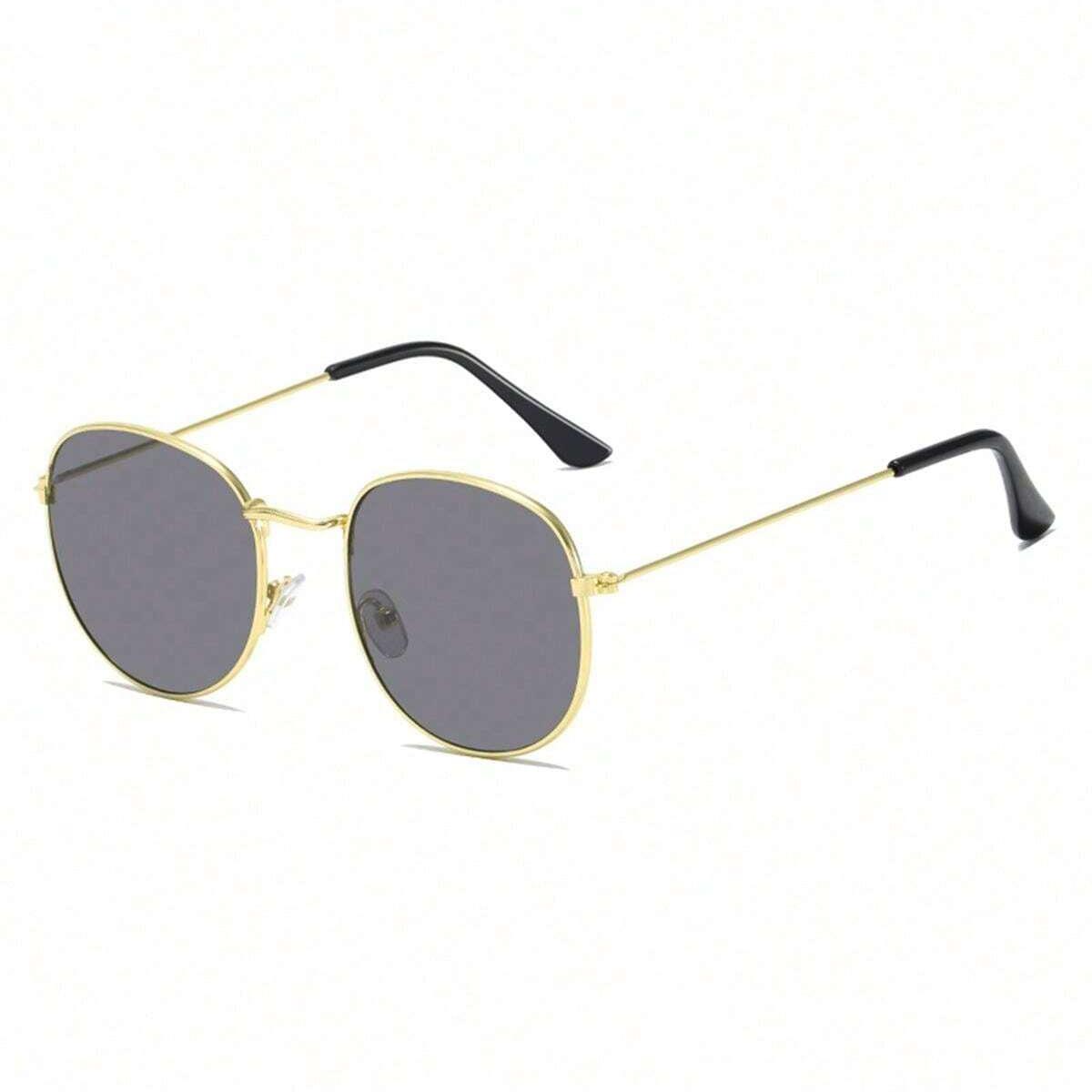 

New Classic Polygon Retro Sunglasses Personalized Metal Frame Sunglasses Ladies Glasses Men s Glasses