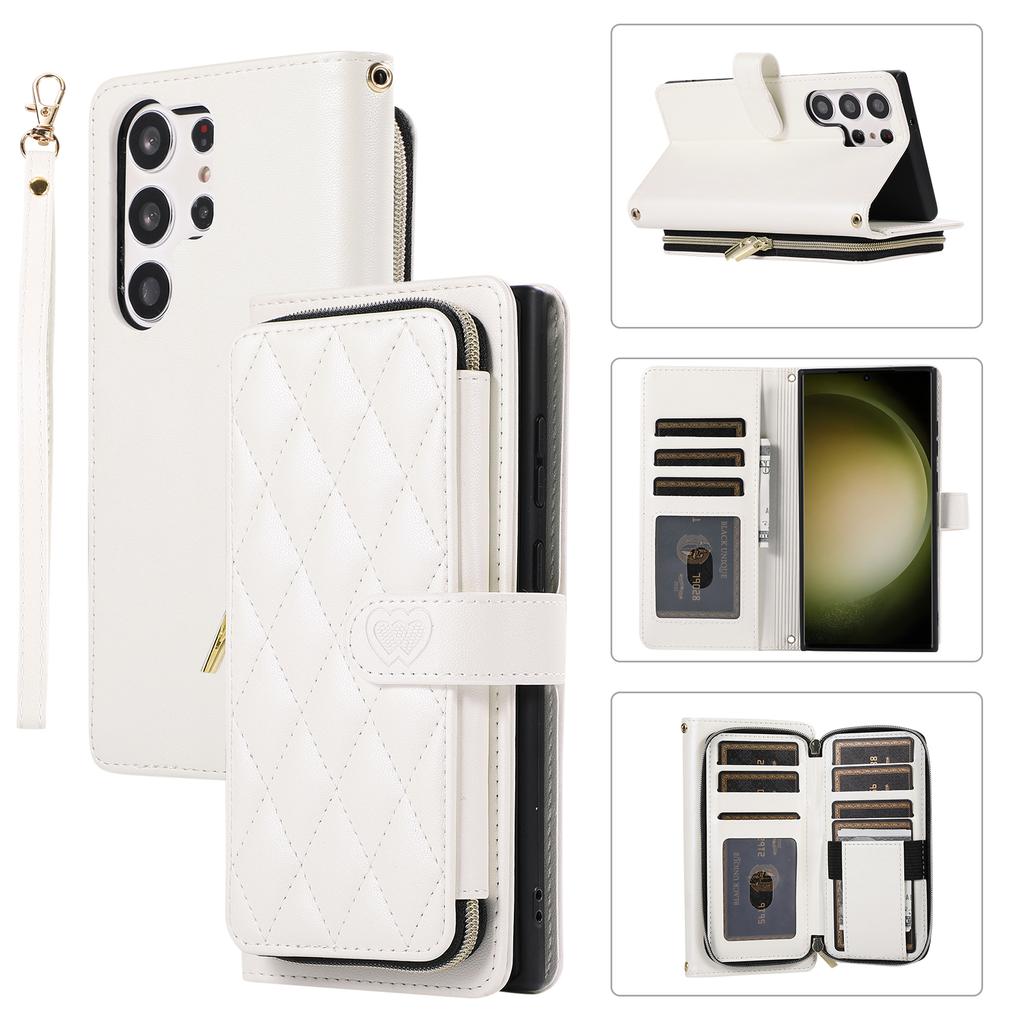 Crossbody Long Lanyard Cards Solt Leather Case For Samsung S26 Ultra S25 Plus S24 S23 S22 A16 A26 A36 A56 A06 A17 A07 Bag Cover