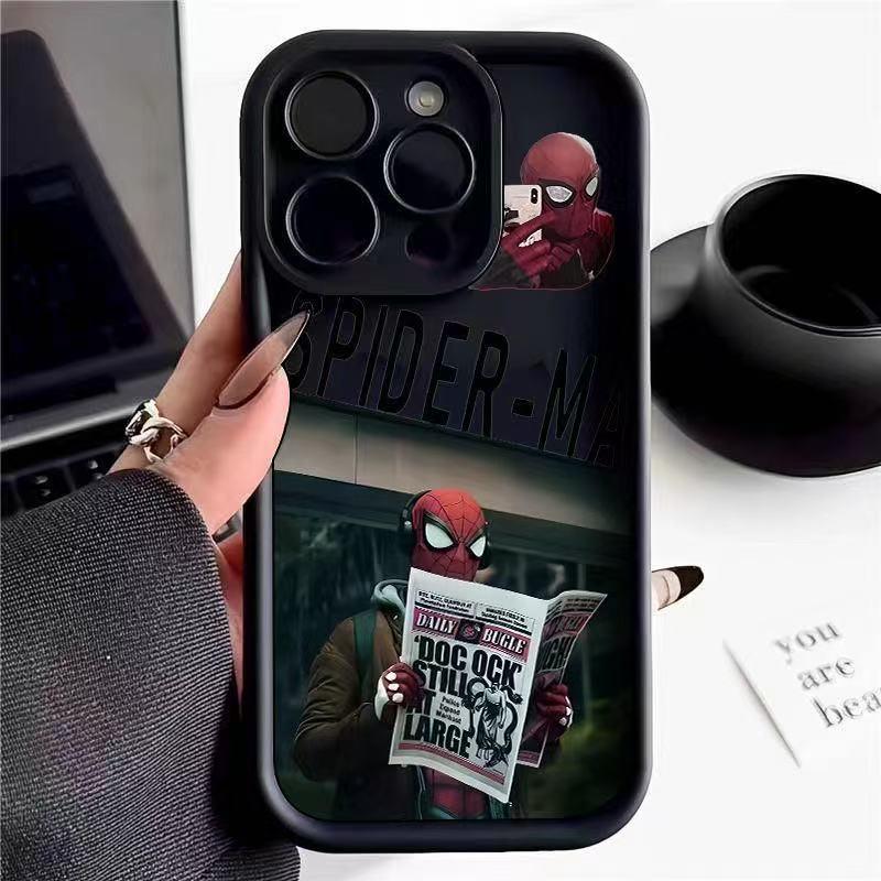 

Spider-Man Soft Sandpaper Phone Case for iPhone 14/13/12/11/XS Max iPhone 11