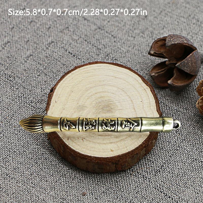 Brass Keychain Pendant Wenchang Pen Pendant Decorative Student Bag Pendant