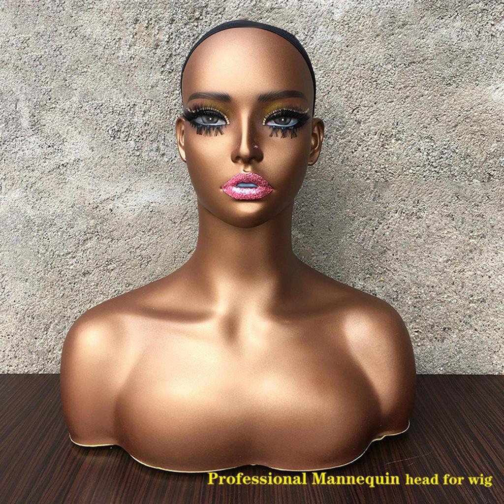 Weiblicher Schaufensterkopf-Ständer für und Zubehör