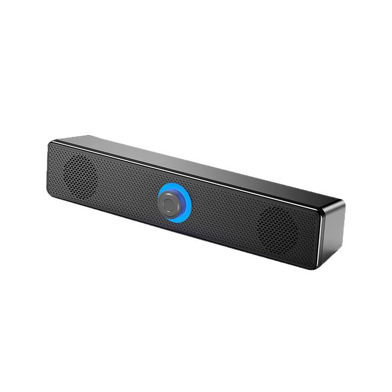 Compact Dual-Speaker Desktop & Laptop Wired Bluetooth Speakers with Subwoofer