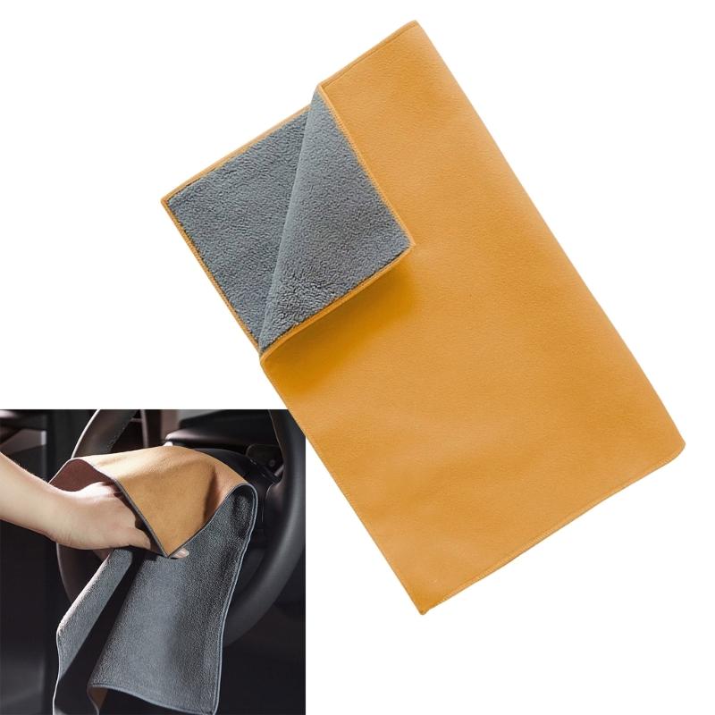 Car Detailing Cloth Multipurpose Use On Glass Leather And Dashboard Drying Cloth High Water Absorption Washing Rag