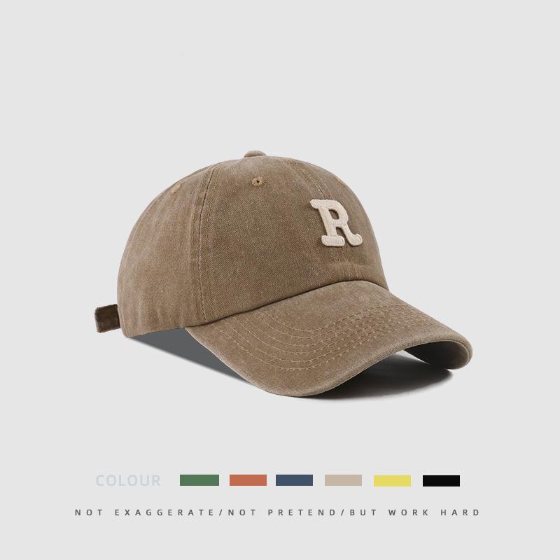Cotton Baseball Cap Washed Cloth Men Women Snapback Hat Vintage Hip Hop Fitted Caps Solid Color Dad Bone Casquette