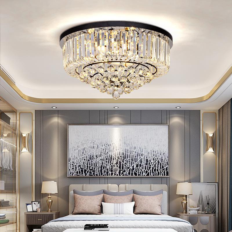 Modern Led Ceiling Lights Fixtures K9 Crystal Lamp For Living Room Bedroom Kitchen Lamparas Ceiling Corridor Light Luminaire