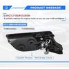 79542 Front Driver Side Interior Door Handle Compatible With 2003 2004 2005 2006 2007 Honda Accord,Black