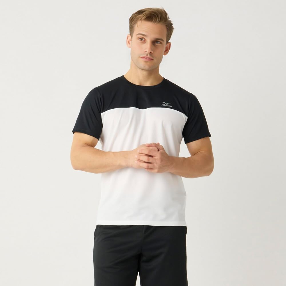 Trainingsbekleidung Schnelltrocknend Kurzarm Feuchtigkeit Schnell Weiß x L T-Shirt, Feuchtigkeitstransportierend, Trocknend, K2JACM12, Schwarz,