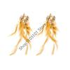 Bohemian Rhinestones Floral Long Earrings For Women Elegant And Stylish Luxury Statement Gift