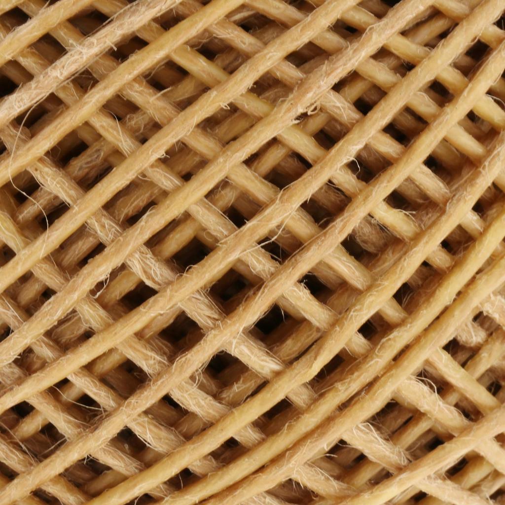 Natural Wick Spool 61m Natural Beeswax Coating Slow Burn Long-Lasting Refill DIY Tea Lights Candle Making Tapers 2.0mm