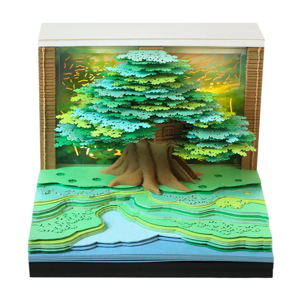 3D Stereoscopic Sticky Note Sculpture 2026 Calendar: Creative Tear-off Convenience Pad and Desktop Ornament