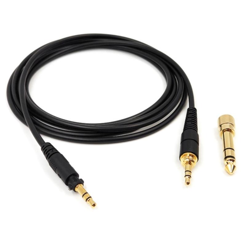 

Professional Headphone Cord for EAH-DJ1200 beast ProMixr Headsets Wire with 3.5mm and 6.35mm Connectors for Audiophiles 150cm