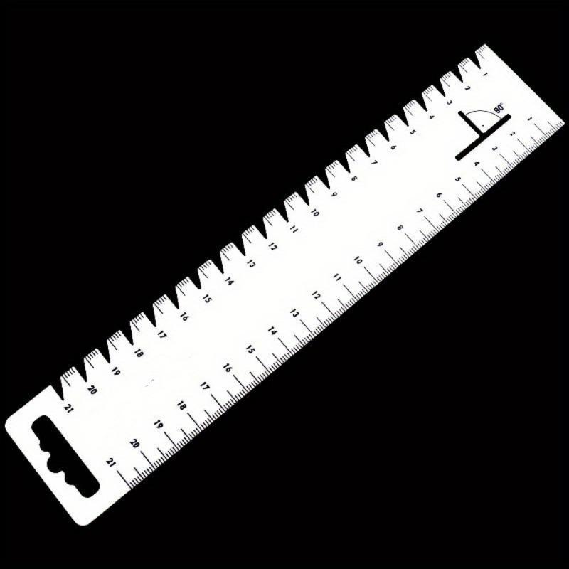 DIY Sewing Patchwork Ruler Ultrathin Soft 21cm Sewing Tools Accessories Quilting Tools Handmade