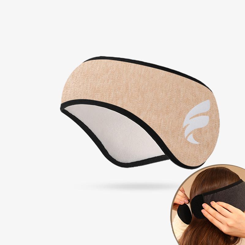 Sleep Mask Blackout For Relaxing Plush Blindfold Cotton Sleeping Blindfold For Men Women Anti-noise Earmuff