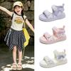 2026 Summer Girls' Stylish Outdoor Sandals: Soft Sole Beach & Sports Running Shoes