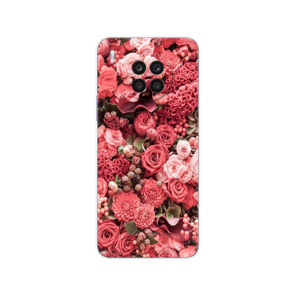 For Honor 50 Lite Case 6.67 Inch Back Phone Cover For Huawei Honor 50 Lite 50Lite Light Silicon Soft TPU Protective Bumper Coque