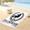 Collingwood Warriors Print Beach Towel, Large Soft Quick Dry Towel for Beach Camping Swimming