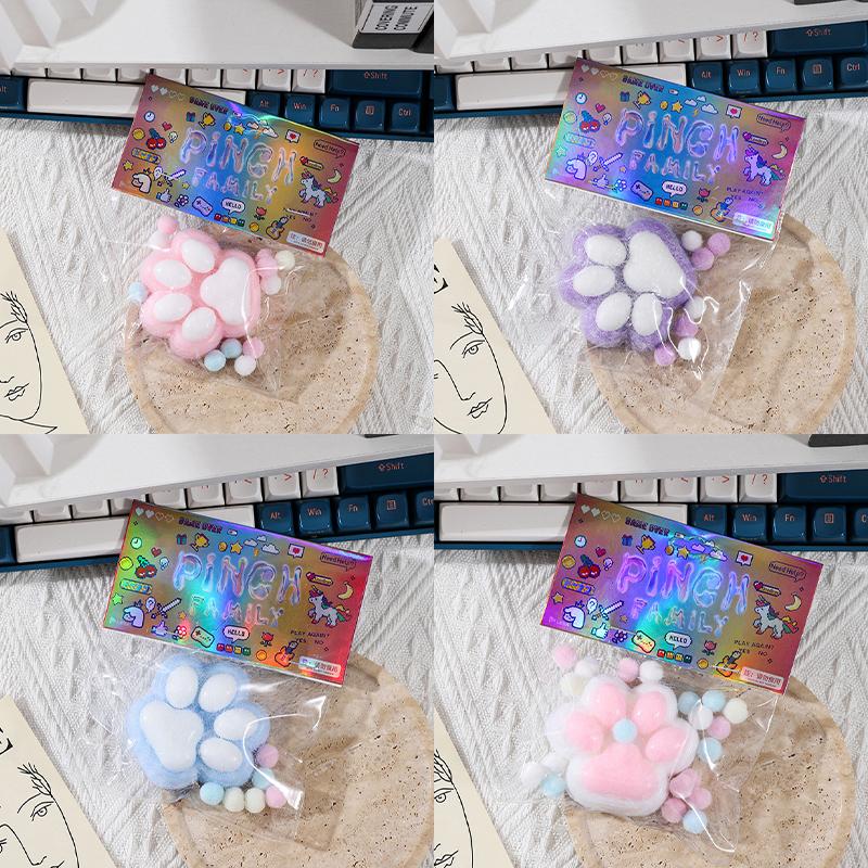 Cartoon Egg Tart Squeeze Decompression Toy Creative Kawaii Simulated Food Toys Cute Slow Rebound Stress Toys Children Gifts