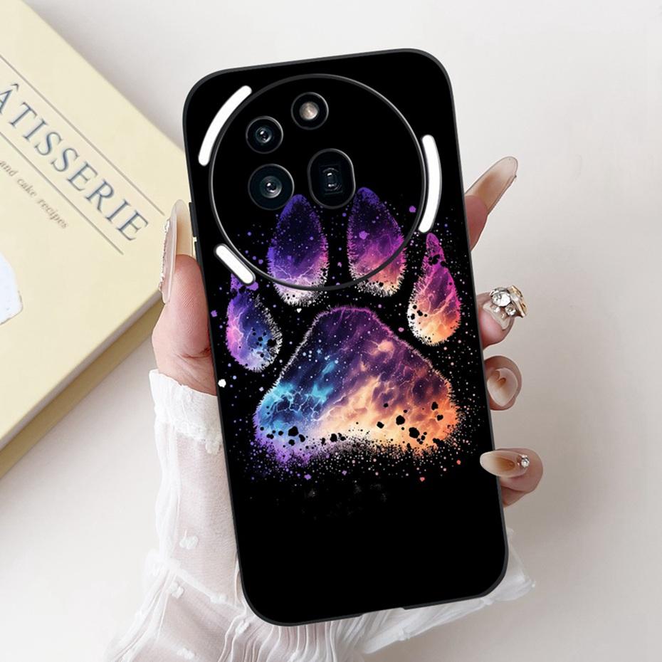 Fashion Painting Phone Case For Nothing Phone (3a) Pro Black Silicone Soft Cover For Nothing Phone3a 3a Pro Cases Bumpers