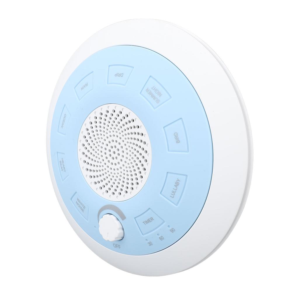 Baby Sound Machine Multipurpose Simulation 8 Sounds USB Rechargeable Automatic Off Timer Portable White Noise Machine