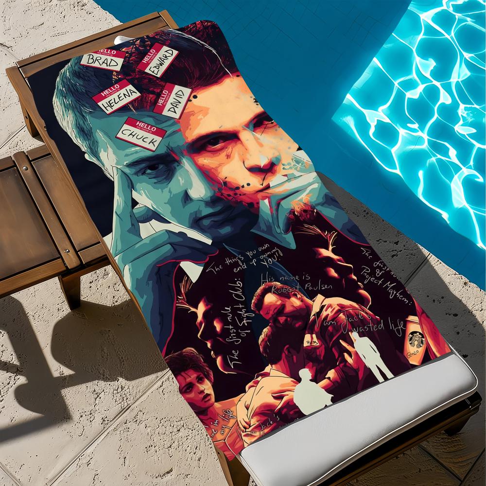 Movie F-Fight Classic Towel Beach Quick Dry Soft Club Pool Towels Gift for Travel Gym Shower Camping Sports