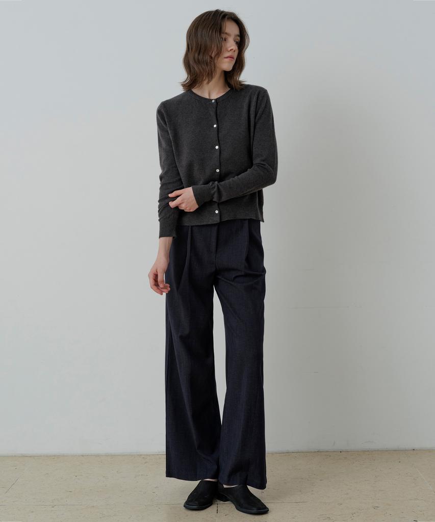 LE STUDIO Pintuck Deep Wide Slacks (Ny)