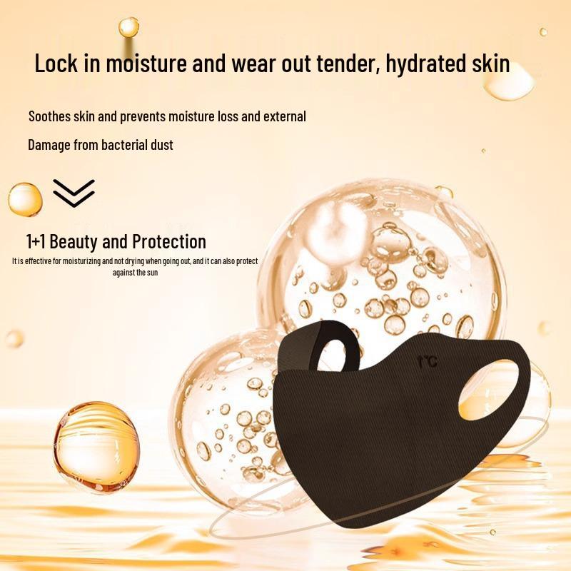 New 3D Face Mask with Hyaluronic Acid, Washable, Cycling Cold Protection & Warmth for Autumn/Winter