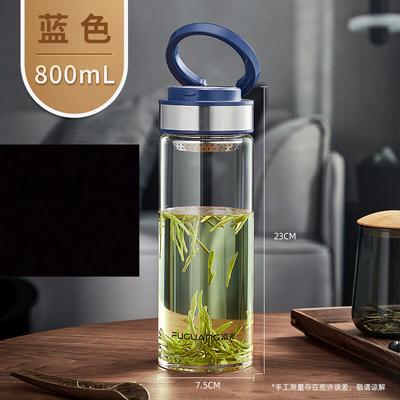 Fuguang Portable Single Layer Glass Water Bottle