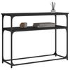 Console Table Black 100x35.5x75 Cm Particleboard