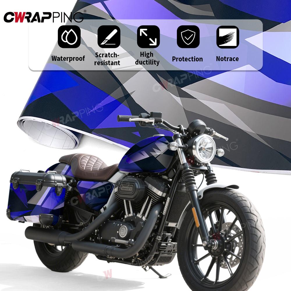 Geometric Camo Wrap Vinyl Car Wrapping Film PVC Stickers for Car Wrap Vinyl Full Body Whole Roll Auto Body Films Sticker Foil