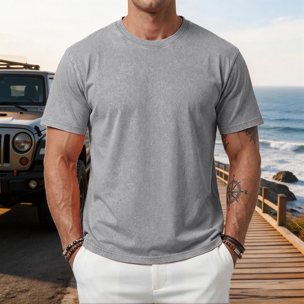 Men's T-Shirts Oversized Unisex Baggy Tops Heavy Cotton T Shirts For Men Loose Fit Vintage Casual Streetwear Gym Tee